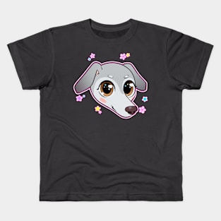 Cute Kawaii Whippet Kids T-Shirt